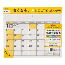Load image into Gallery viewer, JMAM Japan Management Association Management Center 2025 January Start Calendar A4 C117 Calendar Wall Hanging Horizontal NOLTY Efficiency Business Office Desk Simple Standard Planners Family Wall Hanging 23 Schedule Book Timekeeper :9784800543509
