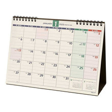 Load image into Gallery viewer, JMAM Japan Management Association Management Center 2025 January Start Calendar B6 C248 Calendar Desk Monday Horizontal NOLTY Business Office Desk Simple Standard Family Desk 48 Schedule Book Timekeeper :9784800543844
