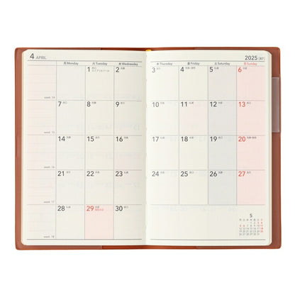 JMAM 日本能率協会ﾏﾈｼﾞﾒﾝﾄｾﾝﾀｰ 2025年 4月始まり  (2025年3月始まり) 手帳 B7 9008 ﾗｲﾂ ﾏﾝｽﾘｰ 小型版 ｷｬﾒﾙ 2025 能率 ﾉﾙﾃｨ NOLTY ﾍﾟｲﾞｪﾑ ｶﾚﾝﾀﾞｰ ﾋﾞｼﾞﾈｽ 日記 家計簿  ｽｹｼﾞｭｰﾙ帳 手帳のﾀｲﾑｷｰﾊ :9784800559036