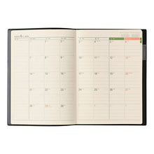 Load image into Gallery viewer, JMAM Japan Management Association Management Center 2026 April Start Planner A5 9607 NOLTY Nority Noritsu Techo Monthly Block Black 2026 Noritsu Diary Simple Business Diary Household Ledger Schedule Book Planner Time Keeper :9784820738374
