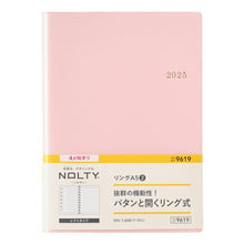 Load image into Gallery viewer, JMAM Japan Management Association Management Center 2025 April (starts March 2025) Planner A5 9619 Ring A5-2 Pink 2025 Noritsu NOLTY PAYES Calendar Business Diary Household Budget Schedule Book Timekeeper for Planners :9784800545992
