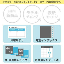 Load image into Gallery viewer, JMAM Japan Management Association Management Center 2026 April Start Planner A5 9689 NOLTY Access A5-4 Blue 2026 Efficiency Diary Simple Business Journal Schedule Book Planner's Timekeeper:9784800539410
