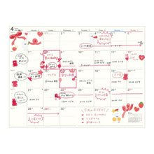 Load image into Gallery viewer, JMAM Japan Management Association Management Center 2026 April Start Planner B6 9696 NOLTY Access Monthly Monday Start Camel 2026 Efficiency Diary Simple Business Journal Schedule Book Time Keeper of Planners: 9784471702670
