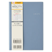 Load image into Gallery viewer, JMAM Japan Management Association Management Center 2026 April Start Planner B6 9697 NOLTY Access Monthly Sunday Start Blue 2026 Efficiency Diary Simple Business Diary Schedule Book Planner Timekeeper :9784471718657
