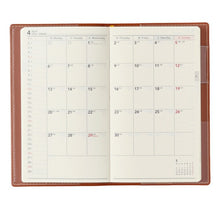 Load image into Gallery viewer, JMAM Japan Management Association Management Center 2026 January Start Planner A6 1505 Weekly NOLTY Pocket Casual 1 Orange 2026 Efficiency Diary Simple Business Schedule Book Planner Timekeeper :9784820734017
