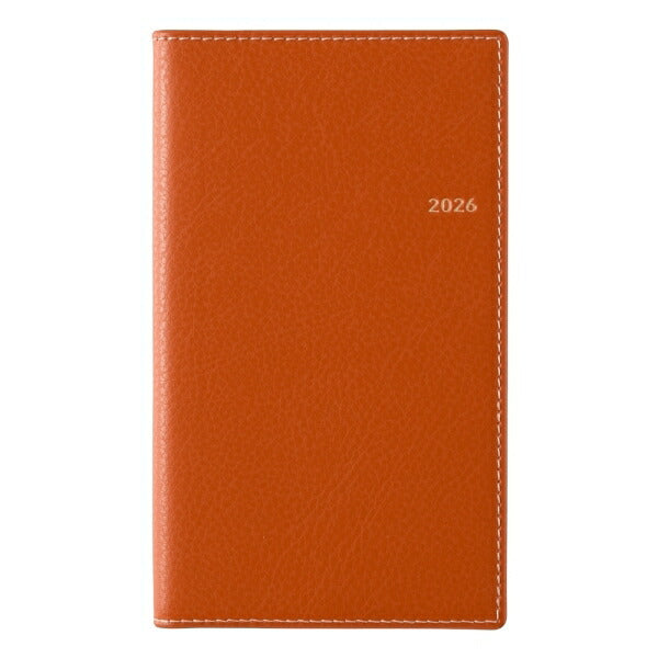 JMAM Japan Management Association Management Center 2026 January Start Planner A6 1505 Weekly NOLTY Pocket Casual 1 Orange 2026 Efficiency Diary Simple Business Schedule Book Planner Timekeeper :9784820734017