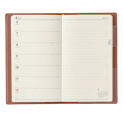 JMAM Japan Management Association Management Center 2026 January Start Planner A6 1505 Weekly NOLTY Pocket Casual 1 Orange 2026 Efficiency Diary Simple Business Schedule Book Planner Timekeeper :9784820734017