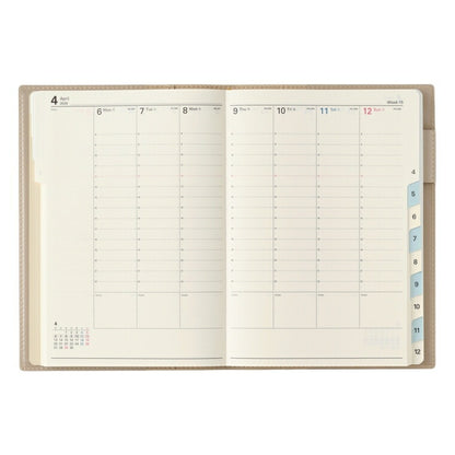 JMAM 日本能率協会ﾏﾈｼﾞﾒﾝﾄｾﾝﾀｰ 2026 1月始まり 手帳 B6 2059 ｳｨｰｸﾘｰ NOLTY ﾉﾙﾃｨ ｷｬﾚﾙB6 ﾊﾞｰﾁｶﾙ 2 ﾍﾞｰｼﾞｭ 2026年 能率 ﾀﾞｲｱﾘｰ ｼﾝﾌﾟﾙ ﾋﾞｼﾞﾈｽ  ｽｹｼﾞｭｰﾙ帳 手帳のﾀｲﾑｷｰﾊﾟｰ :9784800548948