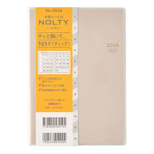 Load image into Gallery viewer, JMAM 日本能率協会ﾏﾈｼﾞﾒﾝﾄｾﾝﾀｰ 2026 1月始まり 手帳 B6 2636 NOLTY ﾉﾙﾃｨ ﾏﾝｽﾘｰB6-i 日曜 ﾍﾞｰｼﾞｭ 2026年 能率 ﾀﾞｲｱﾘｰ ｼﾝﾌﾟﾙ ﾋﾞｼﾞﾈｽ  ｽｹｼﾞｭｰﾙ帳 手帳のﾀｲﾑｷｰﾊﾟｰ :9784800509499
