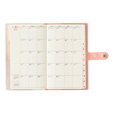 Load image into Gallery viewer, JMAM 日本能率協会ﾏﾈｼﾞﾒﾝﾄｾﾝﾀｰ 2026 1月始まり 手帳 新書 2786 PAGEM by NOLTY ﾉﾙﾃｨ ﾍﾟｲｼﾞｪﾑ ﾌｧﾐﾘｰ×ﾏﾝｽﾘｰﾎﾟｰﾁたっぷりｽﾘﾑ-i 日曜 ｼﾙｷｰﾋﾟﾝｸ 能率 ﾀﾞｲｱﾘｰ  ｽｹｼﾞｭｰﾙ帳 手帳のﾀｲﾑｷｰﾊﾟｰ :9784800550521
