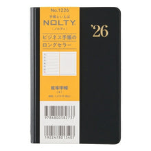 Load image into Gallery viewer, JMAM 日本能率協会ﾏﾈｼﾞﾒﾝﾄｾﾝﾀｰ 2026 1月始まり 手帳 A6 1226 ｳｨｰｸﾘｰ NOLTY ﾉﾙﾃｨ 能率手帳 4 黒 2026年 能率 ﾀﾞｲｱﾘｰ ｼﾝﾌﾟﾙ ﾋﾞｼﾞﾈｽ  ｽｹｼﾞｭｰﾙ帳 手帳のﾀｲﾑｷｰﾊﾟｰ :9784800547712
