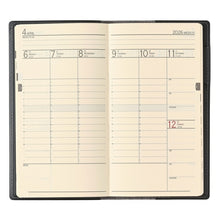 Load image into Gallery viewer, JMAM Japan Management Association Management Center 2026 January Start Planner A6 1392 Weekly NOLTY Nexus Vertical Black 2026 Efficiency Diary Simple Business Schedule Book The Time Keeper of Planners: 9784820737100
