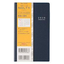 Load image into Gallery viewer, JMAM Japan Management Association Management Center 2026 January Start Planner New Book 1650 NOLTY Access Monthly Grande Sunday Start Navy 2026 Efficiency Diary Simple Business Schedule Book Planner Timekeeper :9784800561671
