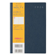 Load image into Gallery viewer, JMAM 日本能率協会ﾏﾈｼﾞﾒﾝﾄｾﾝﾀｰ 2026 1月始まり 手帳 B6 2272ｳｨｰｸﾘｰ NOLTY ﾉﾙﾃｨ ｴｸﾘB6-5 日曜始まり ﾈｲﾋﾞｰ 2026年 能率 ﾀﾞｲｱﾘｰ ｼﾝﾌﾟﾙ ﾋﾞｼﾞﾈｽ  ｽｹｼﾞｭｰﾙ帳 手帳のﾀｲﾑｷｰﾊﾟｰ :9784820734437
