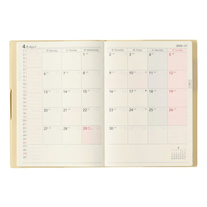 JMAM 日本能率協会ﾏﾈｼﾞﾒﾝﾄｾﾝﾀｰ 2026 1月始まり 手帳 B6 2316 ｳｨｰｸﾘｰ NOLTY ﾉﾙﾃｨ ｴｸﾘPlusB6-8 ﾊﾟｳﾀﾞｰｲｴﾛｰ 2026年 能率 ﾀﾞｲｱﾘｰ ｼﾝﾌﾟﾙ ﾋﾞｼﾞﾈｽ  ｽｹｼﾞｭｰﾙ帳 手帳のﾀｲﾑｷｰﾊﾟｰ :9784800562104