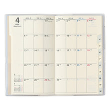 Load image into Gallery viewer, JMAM Japan Management Association Management Center 2026 January Start Planner A6 2617 NOLTY Monthly Slim-i Monday Light Blue 2026 Efficiency Diary Simple Business Schedule Book Planner Timekeeper: 9784800562128
