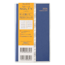 Load image into Gallery viewer, JMAM 日本能率協会ﾏﾈｼﾞﾒﾝﾄｾﾝﾀｰ 2026 1月始まり 手帳 A6 2618 NOLTY ﾉﾙﾃｨ ﾏﾝｽﾘｰ ｽﾘﾑ-i 月曜 ﾈｲﾋﾞｰ 2026年 能率 ﾀﾞｲｱﾘｰ ｼﾝﾌﾟﾙ ﾋﾞｼﾞﾈｽ  ｽｹｼﾞｭｰﾙ帳 手帳のﾀｲﾑｷｰﾊﾟｰ :9784800542243
