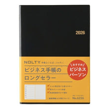 Load image into Gallery viewer, JMAM 日本能率協会ﾏﾈｼﾞﾒﾝﾄｾﾝﾀｰ 2026 1月始まり 手帳 A5 6226 ｳｨｰｸﾘｰ NOLTY ﾉﾙﾃｨ 能率手帳 月間ﾌﾞﾛｯｸ 黒 2026年 能率 ﾀﾞｲｱﾘｰ ｼﾝﾌﾟﾙ ﾋﾞｼﾞﾈｽ  ｽｹｼﾞｭｰﾙ帳 手帳のﾀｲﾑｷｰﾊﾟｰ :9784820737797
