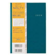Load image into Gallery viewer, JMAM Japan Management Association Management Center 2026 January Start Planner A5 6473 NOLTY Access A5 Monthly Monday Start Deep Blue 2026 Nōritsu Diary Simple Business Schedule Book Planner Timekeeper: 9784800549433
