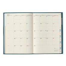 Load image into Gallery viewer, JMAM Japan Management Association Management Center 2026 January Start Planner A5 6473 NOLTY Access A5 Monthly Monday Start Deep Blue 2026 Nōritsu Diary Simple Business Schedule Book Planner Timekeeper: 9784800549433
