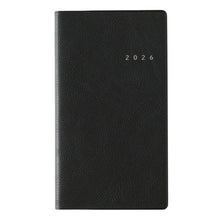 Load image into Gallery viewer, JMAM Japan Management Association Management Center 2026 January Start Planner A5 6501 Weekly NOLTY Lists 1 Black 2026 Efficiency Diary Simple Business Schedule Book Planner Time Keeper :9784800562739
