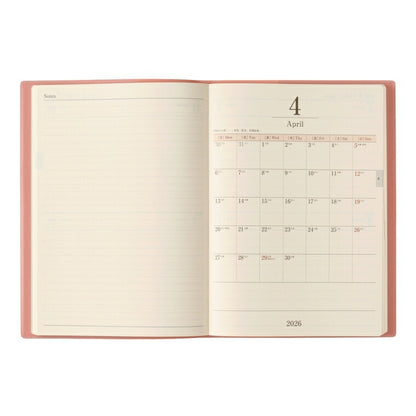 JMAM Japan Management Association Management Center 2026 January Start Planner A5 7133 NOLTY Memory 3 Pink 2026 Efficiency Diary Simple Business Journal Household Ledger Schedule Planner Timekeeper :9784820738046