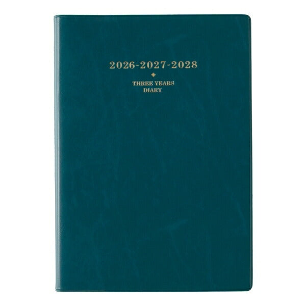 JMAM Japan Management Association Management Center 2026 January Start Planner A5 7330 NOLTY Nolty Memory 3-Year Diary Blue-Green 2026 Nōritsu Diary Simple Business Diary Schedule Book Timekeeper for Planners :9784820734826