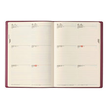 Load image into Gallery viewer, JMAM Japan Management Association Management Center 2026 January Start Planner A5 7331 NOLTY Memory 3-Year Diary Red 2026 Efficiency Diary Simple Business Schedule Book Planner Timekeeper :9784820738084
