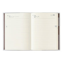 Load image into Gallery viewer, JMAM Japan Management Association Management Center 2026 January Start Planner A6 8503 PAGEM by NOLTY Memory Diary Chocolate 2026 Efficiency Diary Simple Schedule Book Planner's Timekeeper: 9784820739012

