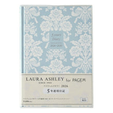 Load image into Gallery viewer, JMAM Japan Management Association Management Center 2026 January Start Planner A5 8633 PAGEM by NOLTY Memory 5-Year Consecutive Diary Laura Ashley Tatton 2026 Efficiency Diary Simple Business Diary Household Ledger Schedule Book :9784800502520
