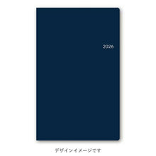 Load image into Gallery viewer, JMAM Japan Management Association Management Center 2026 April Start Planner A6 9058 NOLTY Pocket Casual 5 Navy 2026 Efficiency Diary Simple Business Schedule Book Planner Timekeeper :9784820758204
