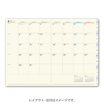 JMAM 日本能率協会ﾏﾈｼﾞﾒﾝﾄｾﾝﾀｰ 2026 4月始まり 手帳 B6 9086 NOLTY ﾉﾙﾃｨ ｷｬﾚﾙ B6 ｳｨｰｸ 1 ﾌﾞﾗｯｸ 2026年 能率 ﾀﾞｲｱﾘｰ ｼﾝﾌﾟﾙ ﾋﾞｼﾞﾈｽ  ｽｹｼﾞｭｰﾙ帳 手帳のﾀｲﾑｷｰﾊﾟｰ :9784820758389