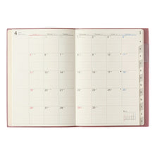 Load image into Gallery viewer, JMAM Japan Management Association Management Center 2026 April Start Planner B6 9505 NOLTY Access Monthly Sunday Start Pink 2026 Nōritsu Diary Simple Business Diary Schedule Book Planner Timekeeper :9784800545923
