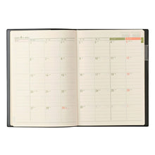 Load image into Gallery viewer, JMAM Japan Management Association Management Center 2026 April Start Planner A5 9607 NOLTY Nority Noritsu Techo Monthly Block Black 2026 Noritsu Diary Simple Business Diary Household Ledger Schedule Book Planner Time Keeper :9784820738374
