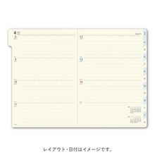Load image into Gallery viewer, JMAM Japan Management Association Management Center 2026 April Start Planner A5 9685 NOLTY Access A5-2 Gray 2026 Efficiency Diary Simple Business Journal Schedule Book Planner Timekeeper :9784820734246
