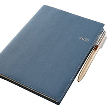 Load image into Gallery viewer, JMAM Japan Management Association Management Center 2026 April Start Planner A5 9689 NOLTY Access A5-4 Blue 2026 Efficiency Diary Simple Business Journal Schedule Book Planner's Timekeeper:9784800539410
