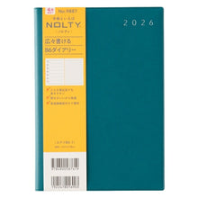 Load image into Gallery viewer, JMAM Japan Management Association Management Center 2026 April Start Diary B6 9887 NOLTY Eclat B6-1 Blue 2026 Nohritsu Diary Simple Business Diary Schedule Book Diary Timekeeper: 9784820737780
