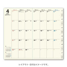 Load image into Gallery viewer, JMAM Japan Management Association Management Center 2026 April Start Diary A6 9924 NOLTY Monthly Slim-i Sunday Blue 2026 Nohritsu Diary Simple Business Schedule Book Diary Timekeeper :9784800540027
