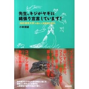 先生、キジがヤギに縄張り宣言しています！ Kobayashi Tomomichi Teacher, the pheasant is declaring its territory to goat!