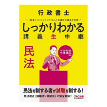 画像をギャラリービューアに読み込む, 行政書士しっかりわかる講義生中継　民法
