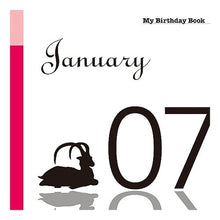 画像をギャラリービューアに読み込む, マイ・バースデー・ブック　１月７日
