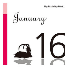 画像をギャラリービューアに読み込む, マイ・バースデー・ブック　１月１６日
