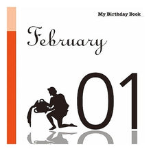 画像をギャラリービューアに読み込む, マイ・バースデー・ブック　２月１日
