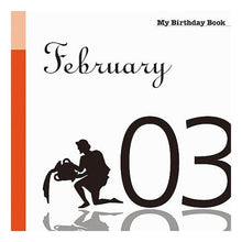 画像をギャラリービューアに読み込む, マイ・バースデー・ブック　２月３日
