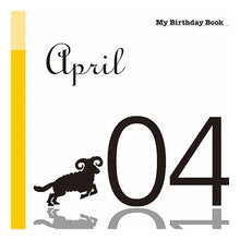 画像をギャラリービューアに読み込む, マイ・バースデー・ブック　４月４日
