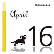 画像をギャラリービューアに読み込む, マイ・バースデー・ブック　４月１６日
