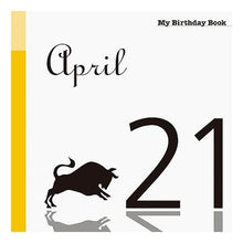 画像をギャラリービューアに読み込む, マイ・バースデー・ブック　４月２１日
