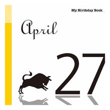 画像をギャラリービューアに読み込む, マイ・バースデー・ブック　４月２７日
