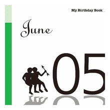 画像をギャラリービューアに読み込む, マイ・バースデー・ブック　６月５日
