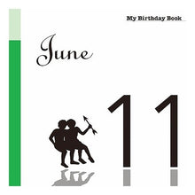 画像をギャラリービューアに読み込む, マイ・バースデー・ブック　６月１１日
